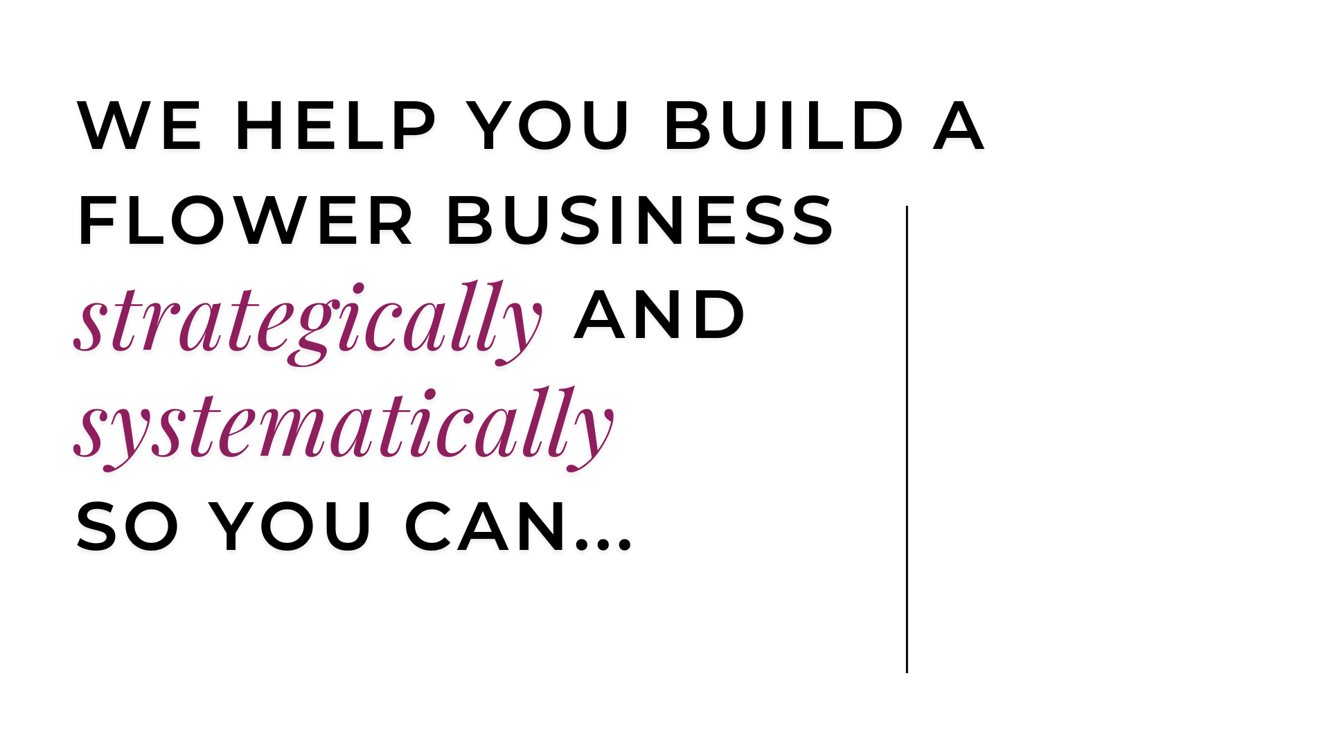 Floral Business Activator Membership